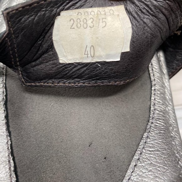 Naot Treasure Metallic Wedges 40 9 Pewter Sandals Metallic Comfortable Shoes - Picture 11 of 11